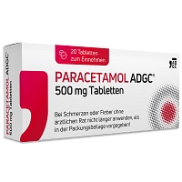 PARACETAMOL ADGC 500 mg Tabletten - 20Stk - Sommer-Spezial