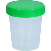 URINBECHER mit Schraubdeckel - 10Stk