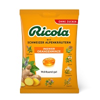 RICOLA o.Z.Beutel Ingwer Orangenminze Bonbons - 75g