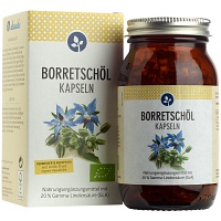BORRETSCHÖL 500 mg Kapseln Bio vegan - 120Stk