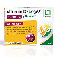 VITAMIN D-LOGES 7.000 I.E. pflanzlich Wochendepot - 30Stk - vitamin D-Loges