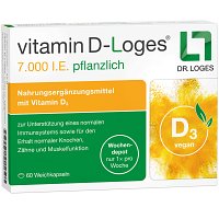 VITAMIN D-LOGES 7.000 I.E. pflanzlich Wochendepot - 60Stk - vitamin D-Loges