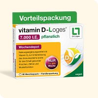 VITAMIN D-LOGES 7.000 I.E. pflanzlich Wochendepot - 90Stk - vitamin D-Loges