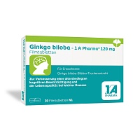GINKGO BILOBA-1A Pharma 120 mg Filmtabletten - 30Stk