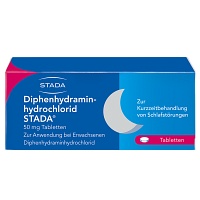 DIPHENHYDRAMINHYDROCHLORID STADA 50 mg Tabletten - 20Stk - Reisezeit