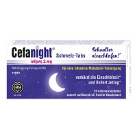 CEFANIGHT intens 2 mg Schmelz-Tabs - 20Stk