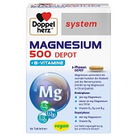 DOPPELHERZ Magnesium 500 Depot system Tabletten - 60Stk - Doppelherz® System