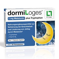 DORMILOGES 1 mg Melatonin plus Tryptophan Filmtab. - 30Stk