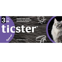 TICSTER Spot-on Lsg.z.Auftropf.f.Katzen 4-8 kg - 3X0.8ml