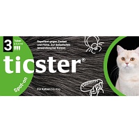 TICSTER Spot-on Lsg.z.Auftropf.f.Katzen bis 4 kg - 3X0.4ml