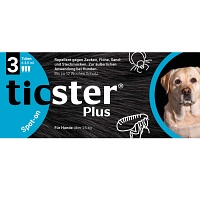 TICSTER Plus Spot-on Lsg.z.Auftropf.f.Hund üb.25kg - 3X4.8ml