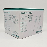 VASOFIX Safety Kanüle 22 G 0,9x25 mm blau - 50Stk