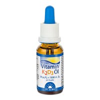 VITAMIN K2D3 Öl 1000 I.E.+50 µg D3+K2 Dr.Jacob\'s - 20ml - Abwehrkräfte