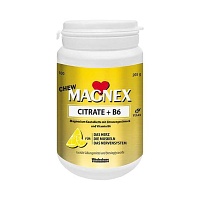 MAGNEX Citrate 375 mg + B6 Chew laktosefr.veg.KTA