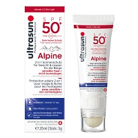 ULTRASUN Alpine Creme SPF 50+ 2in1 Gesicht+Lippen - 20ml