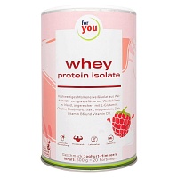 FOR YOU whey protein isolate Joghurt-Himbeere Plv. - 600g - Abnehmpulver
