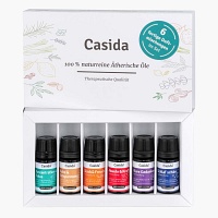 ÄTHERISCHE Öle Duftmischungen Set naturrein Top 6 - 6X5ml - Ätherische Öle