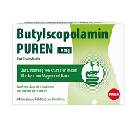 BUTYLSCOPOLAMIN PUREN 10 mg überzogene Tab. - 20Stk