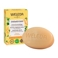 WELEDA feste Duschpflege Ginger+Petitgrain - 75g - Körper- & Haarpflege