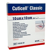 CUTICELL Classic Wundgaze 10x10 cm - 10Stk