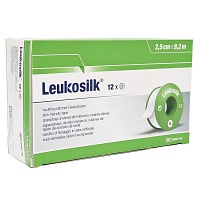 LEUKOSILK 2,5 cmx9,2 m - 12Stk