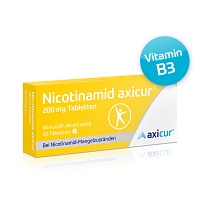 NICOTINAMID axicur 200 mg Tabletten - 10Stk - Abwehrkräfte