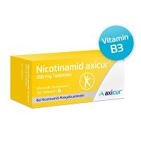 NICOTINAMID axicur 200 mg Tabletten - 100Stk - Abwehrkräfte