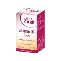 META-CARE Vitamin D3 Plus 10.000 I.E + 80 µg K2 - 60Stk