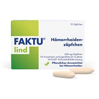 FAKTU lind Hämorrhoidenzäpfchen - 10Stk