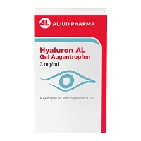 HYALURON AL Gel Augentropfen 3 mg/ml - 2X10ml - gereizte Augen