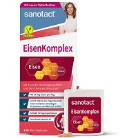 SANOTACT Eisen Komplex m.B2 Kupfer & Folsäure Tab. - 100Stk