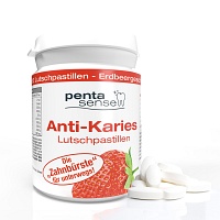 PENTA-SENSE Anti-Karies Lutschpastillen Erdbeere - 30Stk