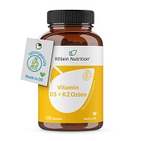 VITAMIN D3+K2 Osteo 2.000 I.E. Vit.D3+80 µg K2 Kps - 120Stk - Für Haut, Haare & Knochen