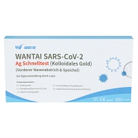 WANTAI SARS-CoV-2 Ag Schnelltest koll.Gold Na/Spei - 1Stk - Schnelltest für Zuhause