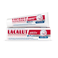LACALUT aktiv Plus Zahncreme - 75ml - Bei Zahnfleischbluten