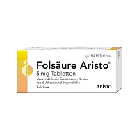 FOLSÄURE ARISTO 5 mg Tabletten - 50Stk