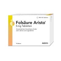 FOLSÄURE ARISTO 5 mg Tabletten - 100Stk