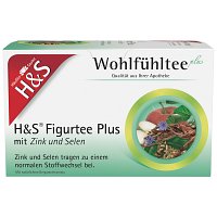 H&S Figurtee Plus mit Zink und Selen Filterbeutel - 20X1.5g - Wohlfühltee