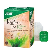KURKUMA TEE Lemongras & Blüten Bio Salus Fbtl. - 15Stk