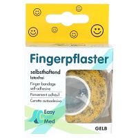 UM EASYPLAST Fingerpfl.selbsth.2,5cmx5m gelb Smil. - 1Stk