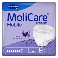 MOLICARE Premium Mobile 8 Tropfen Gr.L - 14Stk
