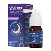 VIVINOX Einschlaf-Spray mit Melatonin - 30ml - Beruhigung & Schlaf