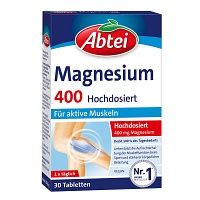ABTEI Magnesium 400 hochdosiert Tabletten - 30Stk - Abtei®