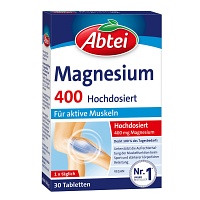 ABTEI Magnesium 400 hochdosiert Tabletten - 30Stk