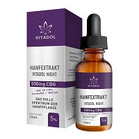 CBG 5% CBD 1% Bio Melisse+Laven.Vitadol Night Tro. - 10ml