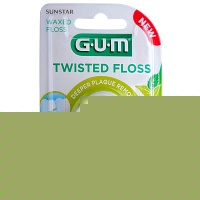 GUM TWISTED FLOSS waxed Zahnseide 50 m - 1Stk