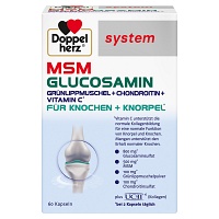 DOPPELHERZ MSM Glucosamin system Kapseln - 60Stk