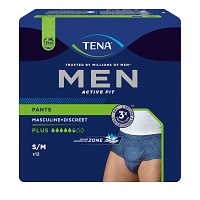 TENA MEN Act.Fit Inkontinenz Pants Plus S/M blau - 12Stk