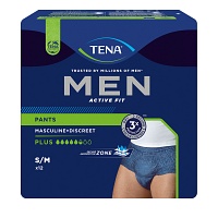 TENA MEN Act.Fit Inkontinenz Pants Plus S/M blau - 4X12Stk