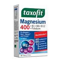 TAXOFIT Magnesium 400+B1+B6+B12+Folsäure Tabletten - 45Stk